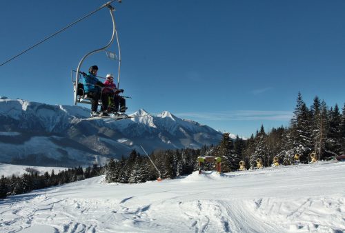 Lyžiarske stredisko kabinkova lanovka Ski Bachledova Dolina Ždiar
