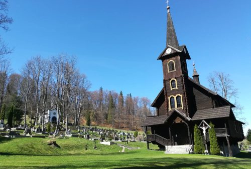 Drevený kostolík Tatranská Javorina
